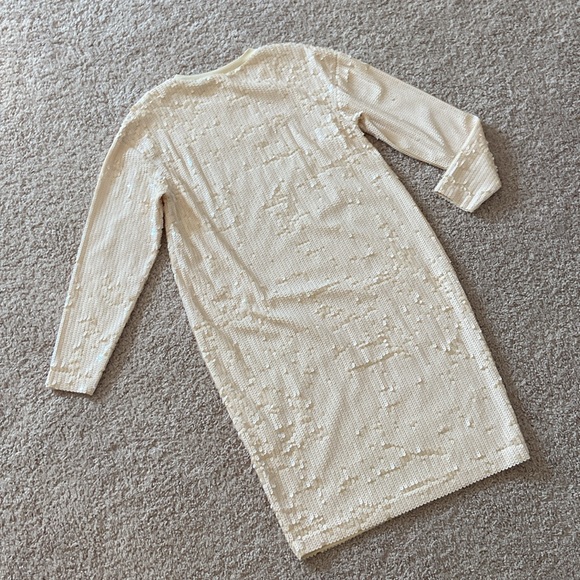 COS ivory sequin dress. Xs - Picture 14 of 15